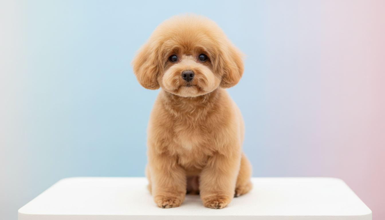 ビションカット（まんまるカット）